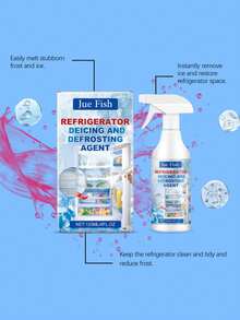 Refrigerator Defrosting & Deicing Agent, Household Freezer Frost Remover, Ice Block Cleaner, Anti-Icing, Ice Melting Agent - Multicolor - View 8