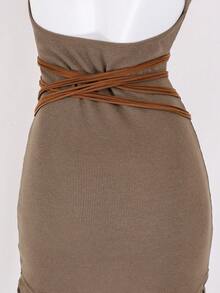 1 chiếc dây đeo eo nhiều dây phong cách Boho cổ điển - Khóa kim loại retro, tua rua, phụ kiện trang trí eo cho váy, phụ kiện Viking. - A - Xem 4