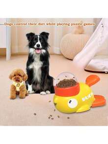 Automatic Pet Feeder Toy In Duck Shape - Interactive Training And Feeding Device, Durable PP Material, Fun Food Dispenser Puzzle, Suitable For Indoor Play And Mental Stimulation - Multicolor - View 9