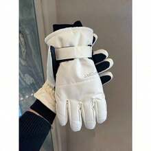 1 Pair Unisex Professional Ski Gloves, Touchscreen Warm Windproof Waterproof Cold-Proof, Lightweight Hand Warmer, Suitable For Fashionable Sports Skiing, Snowboarding, Outdoor Winter Activities, Winter Ski Gloves, Great Gift For Thanksgiving And Christmas - Multicolor - View 3