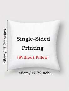 4pcs Easter Day Cartoon Rabbit Cushion Cover Polyester 45x45cm Eggs Carrot Pattern Print Throw Pillow Case