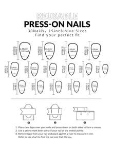 30片装短款杏仁形粉色猫眼法式美甲贴片，短款完美贴合亚克力假指甲套装，包含：1片果冻胶和1把指甲锉。法式杏仁形和猫眼美甲，适合女性和女孩日常、节日派对等场合。美甲用品 - 彩色 - 查看 8