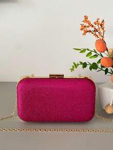 Women Evening Bags - Rose Red - View 2