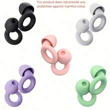 1 对硅胶游泳耳塞，舒适、可重复使用的柔软硅胶耳塞，配有替换耳套 - 彩色 - 查看 9