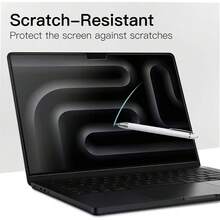 Bộ 3 miếng dán màn hình PET mềm chống chói, tương thích với Apple Air 13.3/13.6/14.2/15.3/16.2 inch (M4/M3/M2), Chống chói | Chống bám vân tay | Siêu trong suốt | Dễ dàng lắp đặt | Không bọt khí | Bảo vệ mắt | Chống trầy xước | Bảo vệ màn hình khỏi trầy xước và hư hỏng | Món quà lý tưởng cho gia đình, bạn bè hoặc người thân yêu nhân dịp công việc, sinh nhật, lễ Phục sinh, Giáng sinh - Bộ 3 tấm phim PET mờ chống chói. - Xem 7