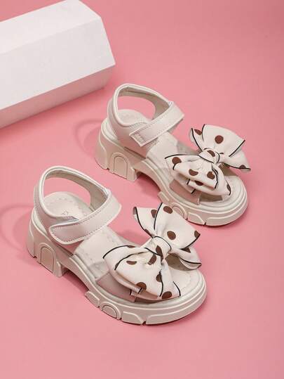 高跟花卉儿童凉鞋，舒适休闲时尚女童凉鞋，夏季