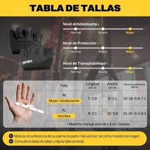 Guantes para Gimnasio Unisex para Gimnasio con Ventilación para Levantamiento de Pesas y Soporte para Muñeca - Negro - Ver 8