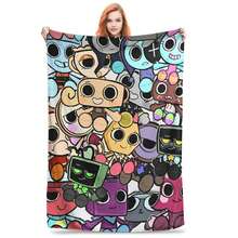 Dandys World Pebble  Fleece Blankets  Novelty Throw Blankets Home - 款式5 - 查看 1