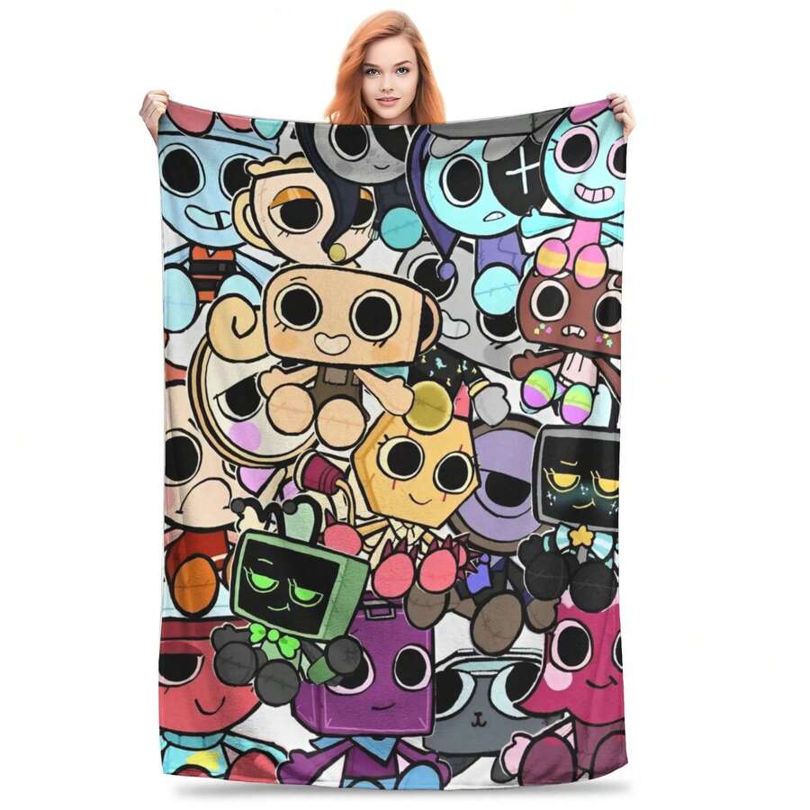 Dandys World Pebble  Fleece Blankets  Novelty Throw Blankets Home - 款式5 - 查看 1