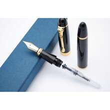 JINHAO X450 Fountain Pen M Nib (Bright Black) - 亮黑色 - 查看 4