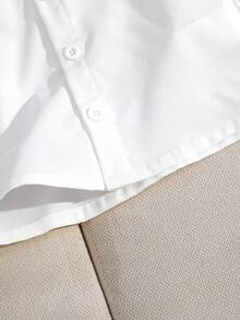 3pcs Baby Boy Outfit Set: Sleeveless Striped Bear Embroidered Vest, White Shirt, And Casual Shorts