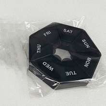 2pcs Mini 7-Grid Storage Box - Portable Weekly Pill Case, Ideal Gift For Elderly And Travelers