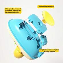 Electric Rotating Water Spray Duck Motorboat Shower Bath Toy For Kids - Multicolor - View 9