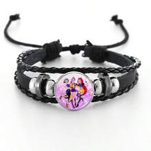 1pc Fashion Witch Hunting Bracelet, Time Stone Wristband, Unisex Braided Black Rope Bracelet Accessory - Multicolor - View 19