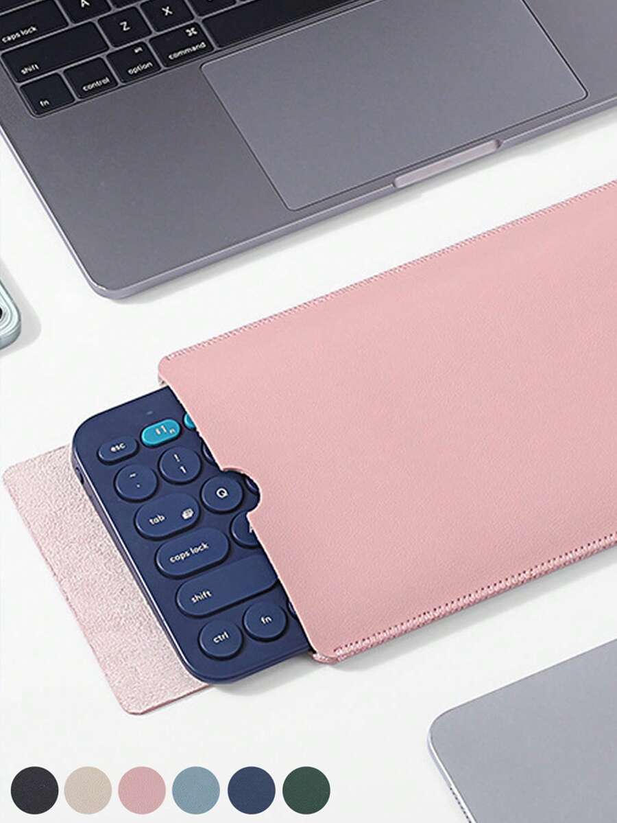 Leather Keyboard Case Compatible With Ipad Tablet, Portable Keyboard Storage Bag, Dust-Proof Protective Sleeve