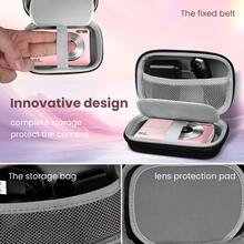 STUOGYUM DC403 Digitalkamera, 44MP, Autofokus, 16x digitaler Zoom, Full HD 1080P Video, Bildstabilisierung, kompakt & tragbar, inklusive 32GB Speicherkarte, 700mAh Akku und Kameratasche. Ideal für Einsteiger in Fotografie und Videografie (Pink, Grün, Schwarz) - Kamera + 32G TF-Karte + Kameratasche - Übersicht 7