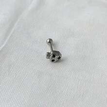 Spicy Sweet Titanium Steel Barbell Tongue Piercing, Niche Punk Skull Design Metal Style Tongue Ring - Rock and Roll Sweet and Spicy Tongue Piercing - View 6