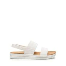 Women Water Sandals Comfortable Flat Sandals Beach Platform Dressy Summer Casual Walking Shoes - 白色 - 查看 6