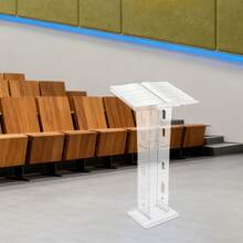 Mesa de conferencias - Blanco - Ver 3