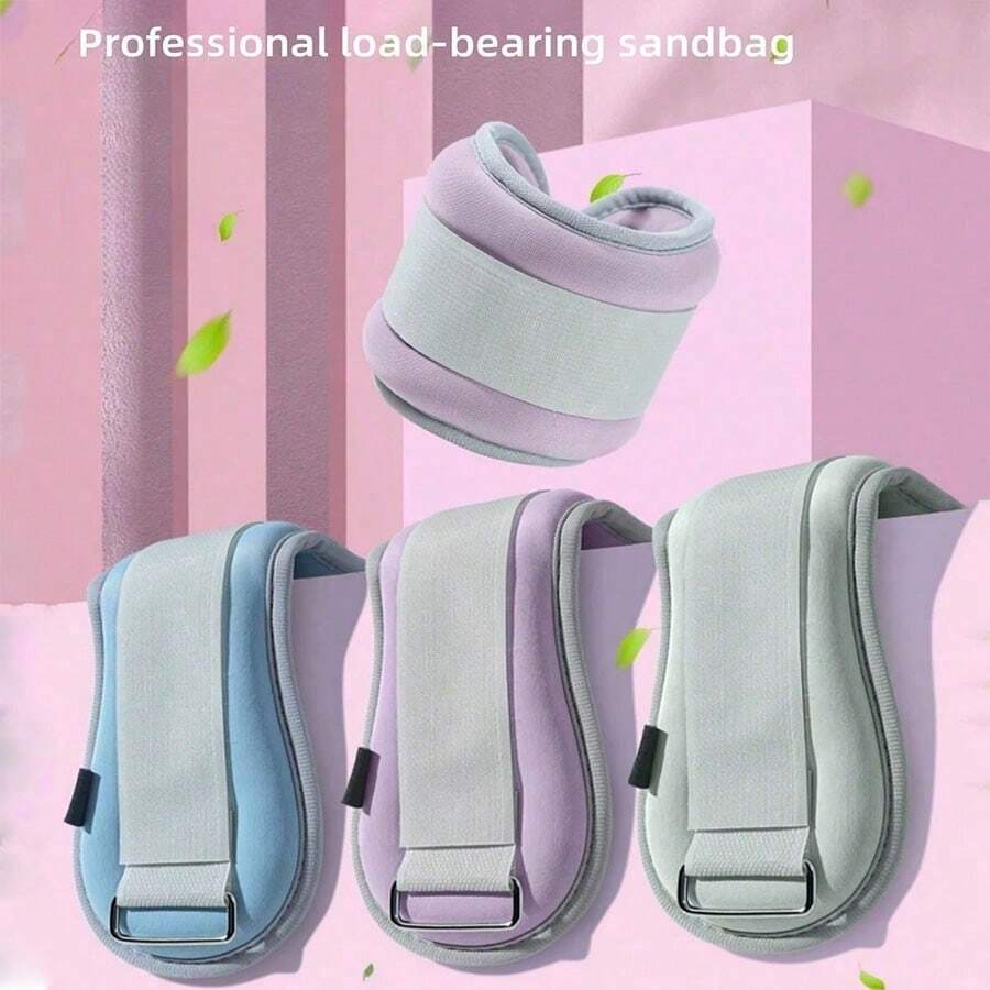 1/2pcs Ankle/Wrist Weighted Straps, Suitable For Ballet, Dance And Workout Training, Strengthen Ankle And Wrist Joints, Fitness Accessory - Multicolor - View 1