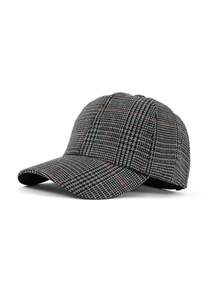 1pc Women's Adjustable High-Quality Baseball Cap, Plaid Visor Hat, Fashionable Versatile Hat, Unisex - Baseball Cap - View 12