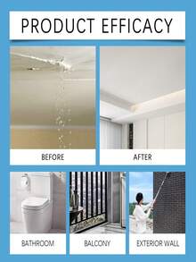 Jue-Fish Transparent Invisible Waterproof Sealant, It Can Provide Long-Lasting And Durable Protection To Prevent Water Damage. The Usage Is Simple: Clean The Surface, Ensure It's Dry, Apply The Invisible Waterproof Sealant Evenly With A Brush, And Let It Dry For 24 Hours. It Can Effectively Prevent Water Penetration And Reduce Water-Related Damage. - Multicolor - View 9