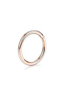 CatDObo 1 pieza Aro para la nariz sin costura de acero inoxidable 316l, joyería de perforación, arete multifuncional para cartílago cerrado, adecuado para uso diario de hombres y mujeres - anillo en la nariz - Ver 26