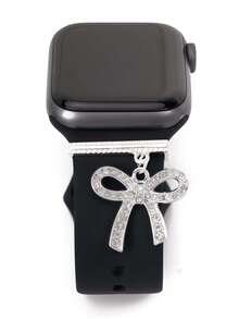 5/4/3pcs Metal Charms Decorative Ring Compatible With Apple Watch Band LOVE Diamond Rhinestone Ornament Smart Watch Silicone Strap Accessories Bracelet Fashionable Accessories (Watch And Band Not Included) Compatible With Apple Watch Band 38mm 40mm 41mm 42mm 44mm 45mm 46mm 49mm, Compatible With Samsung Compatible With Huawei Watch Series Ultra/Se/10/9/8/7/6/5/4/3/2/1 Watch Band Accessories Jewellery