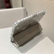 适用于 Redmi Pad 2 11 英寸平板电脑，可爱图案智能保护套，带笔槽，高透明亚克力背板，睡眠唤醒功能，三折支架，磁吸式闭合，Redmi Pad SE 11 英寸平板电脑保护套，兼容华为 MatePad 11.5 S 平板电脑，MatePad 保护套，兼容华为 MatePad SE 11 英寸