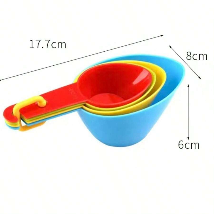 Baking Measuring Cup And Spoon Set, Cake Baking Powder Scoop With Scale, Pet Food Scoop, Flour Scoop And Seasoning Spoon - Multicolor - View 1