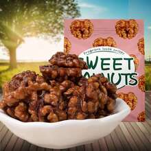 BE&CHEERY 3 Bags Of Honey Amber Walnut Kernels/5.3 Ounces, Ready To Eat Shell Free Nuts, Pure Nut Snacks, Low Calorie, Protein And Iron Sources, Casual Snacks, Office Snacks, Suitable For New Year Holiday Gift Snacks, Satisfying And Joyful Snacks, Essential Snacks For Halloween, Christmas And Christmas Eve, 1.76 Ounces/Bag - 150g - Xem 3