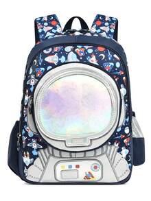 New Cute Cartoon Backpack, School Backpack, Travel Backpack For Back To School Season - Multicolor - View 4