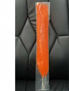 10pcs/Pack 45cm Colorful Artificial Pampas Grass Feather Flowers, Wedding Decor, Store Display, Firecracker - Multicolor - View 12