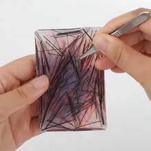 1个带镊子的硅胶抠皮垫，适用于患有焦虑症、多动症、拔毛癖或皮肤搔抓症的成年人，有助于缓解焦虑。 - 彩色 - 查看 3