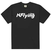 Camisetas de moda N.Flying con estampado, camisetas de algodón sueltas de verano para hombres, cuello redondo, unisex, hip hop, ropa de calle casual para hombres y mujeres - Negro - Ver 10