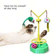 1 Set Mouse Bell Ball, Cat Rotating Toy, Tracking Ball, Pet Entertainment Gadgets - Multicolor - View 9