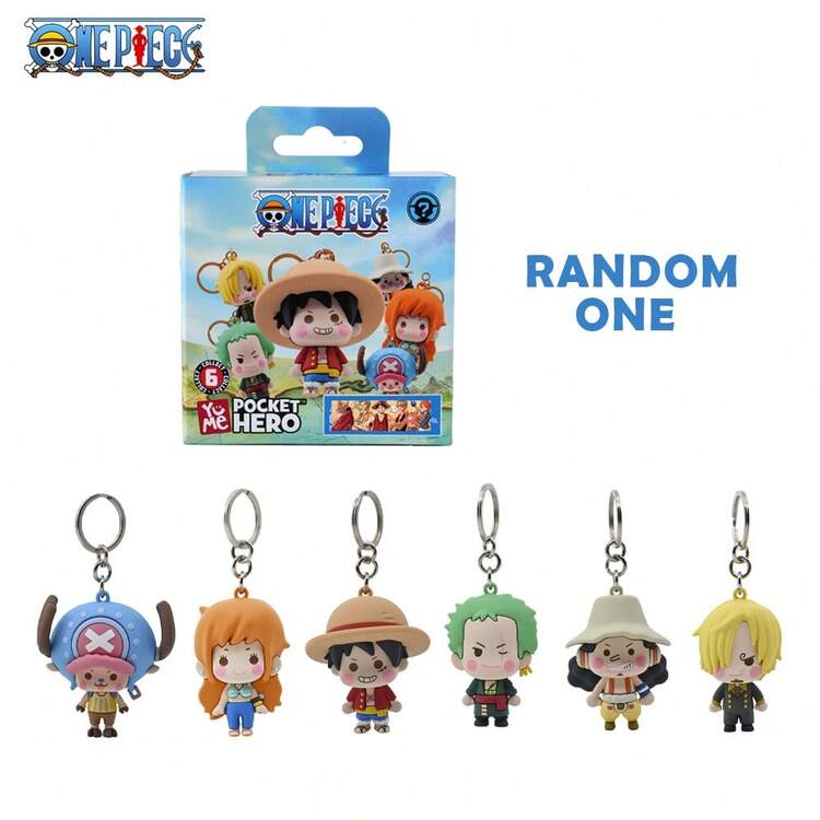 1 Móc khóa One Piece được cấp phép chính thức YuMe Pocket Hero Hộp mù  ZORO NAMI Ngẫu nhiên Một nhân vật Hình ảnh hoạt hình Dễ thương Móc khóa bất ngờ Chìa khóa xe Ba lô Treo Trang trí phòng sáng tạo Đồ trang trí Đồ sưu tầm Quà tặng Giáng sinh Halloween Sinh nhật cho gia đình và bạn bè - Nhiều màu - Xem 2