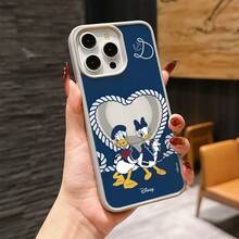 Disney Patterned Phone Case. Mickey Mouse, Stitch, Donald Duck, Minnie Mouse, Goofy, Pluto, And Daisy Duck Pattern. Magnetic Phone Case.  Compatible With IPhone 17, 16, 15, 14, 13, 12 Pro Models And Galaxy, Offering Shockproof Protection. A Special Gift For Family, Friends, Birthdays, Holidays, And Special Occasions. A Stylish And Fun Accessory To Brighten Up Your Device With What And What Flair. - 黑色 - 查看 7