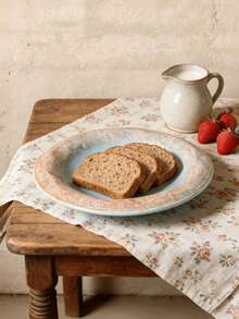 1pc 8-Inch Vintage Ceramic Plate With Crackle Glaze, Dishwasher & Reusable, Suitable For Living Room/Bedroom/Office, Ideal Gift For Family, Friends, Lovers, Children, Perfect For Christmas, Valentine's Day, Spring Festival, Father's Day, Mother's Day, Teacher's Day, New Year, Qixi Festival, Halloween, Easter, National Day, Children's Day, Women's Day - Multicolor - View 8