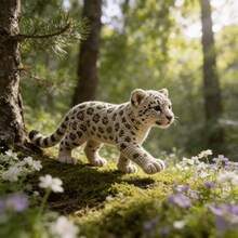 1 Set, Fierce Snow Leopard Crochet Kit For Beginners - Crochet Amigurumi Kit - Animal Crochet Set For Adult Beginner DIY, Includes Written English Crochet Instructions, Step-By-Step PDF Tutorial, Creative Gift For Easter, Valentine's Day - Contains All Necessary Materials - Mighty Snow Leopard - View 8