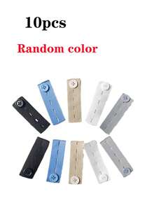 5件/10件装弹性腰围延长器，可调节裤长，适用于孕妇和超重男士 - 彩色 - 查看 13