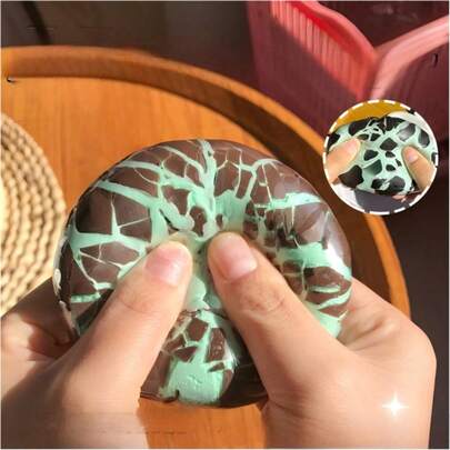 Crispy Handmade Squeeze Ball, Popping, Mint Dark Chocolate Squeeze, Super Soft Stress Relief Wax Ball, Crispy Squeeze, Stress Relief Sound - Perfect Gift, Birthday Gift, Ideal Gift, Surprise Gift, Holiday Gift, Seasonal Gift, Gift, Christmas Gift, Gamer Delicate Gift, Gift