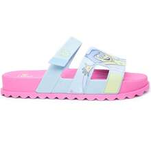 Chinelo Infantil Slide Grendene Kids Divertida Mente - Rosa e Azul - Rosa chiclete - Visão 2