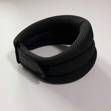 1pc 3-Level Adjustable Black Neck Corrector Brace, Breathable Foam Neck Support For Home Use, Prevents Slouching, Protects Spine, Sports Neck Brace - Black - View 4