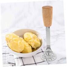 1/2pcs Stainless Steel Potato Masher, Sturdy Material, Easy To Make Mashed Potatoes - Multicolor - View 7