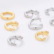 5/10pcs 8mm Copper Open Jump Rings, Half Closed Opening Ring, Bracelet Necklace Connecting Buckle Ring For Jewelry Making