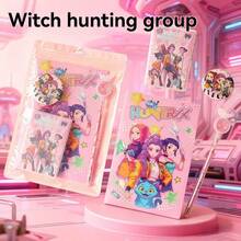 Witch Hunter Squad High-Quality Original KPOP Student Practical Stationery Set, Gift - Multicolor - View 7