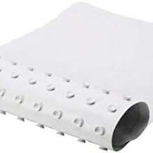 Bath Bliss - Alfombrilla de bao Grande en Color Blanco - como se muestra en la figura - Ver 2