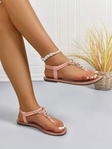 新款时尚女士单带拖鞋，罗马风休闲百搭拖鞋，黑色、米色、棕色可选；纯色编织舒适沙滩凉鞋；博主推荐厚底凉鞋；夏季沙滩鞋；优雅搭扣低跟圆头拖鞋；防臭防滑棉布串珠装饰简约户外拖鞋；百搭平底拖鞋