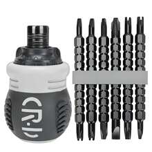 13-In-1 Ratchet Screwdriver Set With Multi-Bit Functionality, Precision Screwdriver Kit For Home Repair, Electronics - Multicolor - View 9